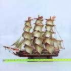 Vintage Cutty Sark Tea Clipper Ship Model Tall Sail Boat Sailing Wood Nautical