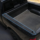 Bed Side Rail Cap Cover W stake Holes For 2009-2018 Dodge Ram 1500 With 5 7  Bed