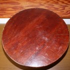 Japanese Wooden Foldable Chabudai Round Low Dining Table Vintage Wo383