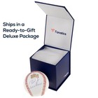 Aaron Judge Yankees Signed Baseball And 2017 Roy Display Case   Image