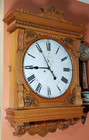 Antique Ansonia  foyer No  1  Hanging Wall Clock 8-day Timepiece