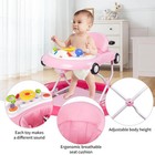 5 And 1 Baby Walker Activity Baby Toy Car  Baby Toddler Walker With Wheels Pink