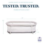 New Baby Delight Snuggle Nest Bassinet  Portable Bed  For Infants 0     5 Months