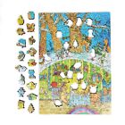 Wooden Jigsaw Puzzle For Adults By Foxsmartbox - 195 Pieces - Visiting The Bear