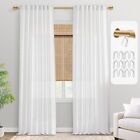  Ceiling To Floor Curtains White 120 Inches Long Curtains For Living Room 2 