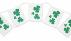 Bargain Full Box 50 Packs 10m St Patricks Day Ireland Fabric Shamrock Bunting