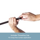 514 Single Curtain Rod 28 To 48inch Espresso