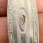 Vintage Radio Pocket Watch Fob Silver Tone Chain 7 5   