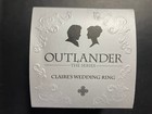 Outlander Tv Show Official Jamie   Claire Fraser Silver Wedding Ring Size 9 New