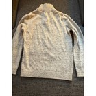 Calvin Klein Boys Gray Speckled Mock Neck Button Sweater Size L 14 16 Cotton