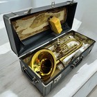 King Alto Horn Front Bell 1920s Vintage Rare Collectible With Case Mouthpiece