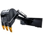 Straight Excavator Digging Arm Hydraulic Attachment For Bobcat Skid Steer Loader