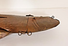 Antique Victorian Articulated Brass Fish Snuff Box  Pill Box spice Box Holder