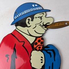 Vintage Chevrolet Sign - Large Porcelain Used Cars Cigar Gas Pump Dealer Sign