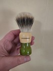 Restored Vintage Ever Ready Green Bakelite Shave Brush 24mm Badger boar Knot 