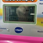 Rare Vtech Pink Tote  go Laptop Educational Computer Toy Web Connect Music Games