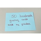 50 Handmade Assorted All Occasions Cards tags No Envelopes Handmade Lots Details
