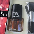Vintage Dana Tabu Fragrances Gift Set Spray Cologne Dusting Powder Body Brush