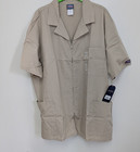 Cherokee Short Sleeve Zip Front Lab Coat size 2xl  Color khaki  Nwt