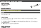 Windshield Wiper Arm linkage motor Assembly - Compatible With 1997-2003 Ford    