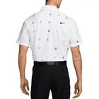 Nike Tour Dri-fit Icon All Over Print Golf Polo White Men s Size L Fq0426-100