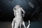 Predator And Victim Sculpture Statue Model Kit Unpainted unassembled