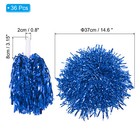 36pcs Cheerleading Pom Poms With Baton Handle For Game Sports  Blue