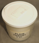 Life Form By Nasco Replica Plain Yogurt 8 Oz Cup Fake Food Realistic Dairy