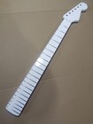 White Gloss Electric Guitar Neck 22 Fret 25 5  Maple Fingerboard Diy