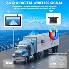 Wireless Rv Truck 2x 1080p Backup Camera Bsd 7  Monitor Dvr For Trailer Camper