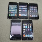 Lot Of 5 Apple Ipod Touch For Parts Cracked Screens Tested As-is Some Unlocked