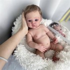 Lifelike Reborn Baby Doll 18  Silicone Full Body Girl  Realistic Newborn Toy Gif