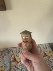 Set Of 3 Vintage  Hand Carved Wooden Mechanical Wine Cork Bottle Stoppers