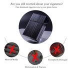 4 Pack Aluminum Cigarette Case Metal Cigarette Hard Box Holder For Men And Women