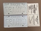 Vintage 1965 Texas License Plate Set Never Mounted High Quality Originals