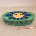 Gemma Taccogna Sun Flower Face Box Mexican Modern Papier Mache 