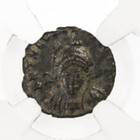 Ngc Xf Roman Ae4 Of Theodosius Ii  ad402 -450  Extremely Fine - Ngc Ancients