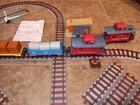 Vintage 1988 Playskool Express Toy Train Set Tracks   Accessories Near Complete