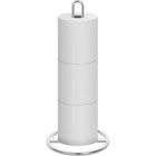Sturdy Toilet Paper Holder Anti-rust Easy Carry Raised Base Simple Assembly New