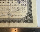 1929 Vintage Bronx Ny Trust Bank Stock Bond Market Crash Certificate Scripophily