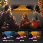 60 Inch Electric Fireplace in-wall Recessed And Wall Mounted Heater remote timer
