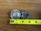 1 5 8  Pair Of Solid Sterling Silver Conchos