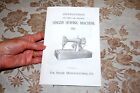 Singer Sewing Machines Class 99 Timing   Adjusting Manual For Service  Adjusters