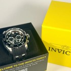 6977 Invicta Mens Pro Diver Scuba Black Dial Stainless Poly Strap Watch 48mm Nib