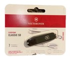 Victorinox Swiss Army Knife Classic Sd Black Pocket Knife 7 Functions Brand New