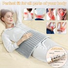 Electric Heating Pad For Back Pain   Cramps Relief 12 x24 6 Level Auto Shut Off