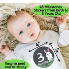 48 Pack 4  Baby Month Stickers And Milestone Stickers By  - Track Your Baby s Fi