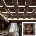 Patterned Ceiling Tiles Decorative Wall Panels Pl38 Traditional Copper 10pcs