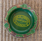 Rarest Vintage 1940s Flor De Tabacos Cigar Partagas Ashtray Art Decorative