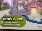 Fisher Price Little People Disney Princess Garden Tea Party 2014 New